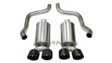 Corsa 05-08 Chevrolet Corvette (C6) 2.5in Xtreme Cat-Back Exhaust - 3.5in Black Twin Tips thumbnail 9