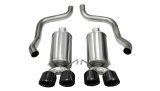 Corsa 06-08 Chevrolet Corvette C6 (A/T) 2.5in Xtreme Cat-Back Exhaust - 3.5in Black Twin Tips thumbnail 7