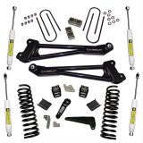 Superlift 13-18 Dodge Ram 3500 4WD 4in Lift Kit Replacement Radius Arms w/ Superlift Shocks (Bundled Kit) thumbnail 1