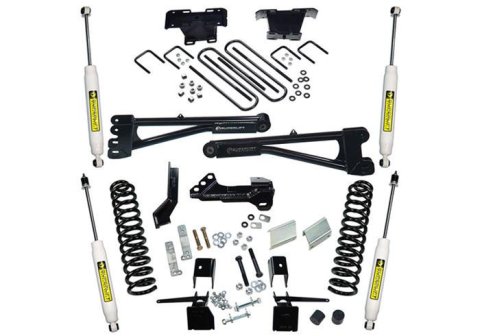 Superlift 17-19 Ford F-250/F-350 SuperDuty 4WD (Diesel) 4in Radius Arm Lift Kit w/ Superlift Shocks (Bundled Kit)