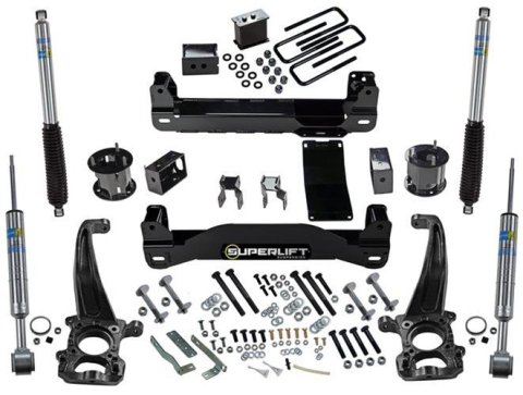 Superlift 04-08 Ford F-150 4.5in Lift Kit w/ Rear Bilstein Shocks (1x slf9940, 1x slf9941, 1x slf9942, 1x slf9943, 1x slf9944, 1x slf84059)