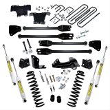 Superlift 05-07 Ford F-250/F-350 SuperDuty 4WD 4in Lift Kit w/ 4-Link Conversion & Superlift Shocks (Bundled Kit) thumbnail 1