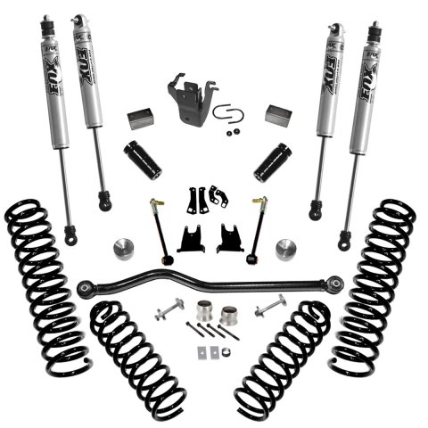 Superlift 07-18 Jeep Wrangler JK Unlimited 4in Lift Kit w/ Fox Shocks (1x slf560, 1x slf561, 1x slf5708-1, 1x slf84041)