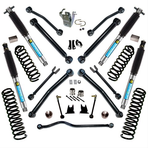 Superlift 07-18 Jeep Wrangler JK Unlimited 4in Lift Kit w/ Reflex Control Arms & Bilstein Shocks (Bundled Kit)