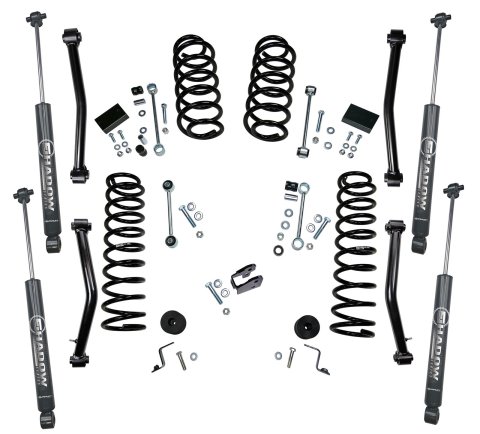 Superlift 18-20 Jeep Wrangler JL Unlimited 4 Dr 4in Lift Kit w/ Superlift Shadow Shocks (1x slf586, 1x slf594, 1x slf5825, 1x slf5833, 1x slf84120)
