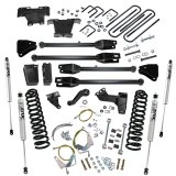 Superlift 08-10 Ford F-250 SuperDuty 4WD Diesel 6in Lift Kit w/ A 4 Link Conversion/Fox 2.0 Shocks (Bundled Kit) thumbnail 1
