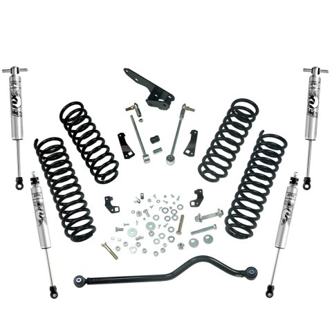 Superlift 07-18 Jeep Wrangler JK Unlimited 4in Lift Kit w/ Fox Shocks (1x slf560, 1x slf561, 1x slf5717-1, 1x slf84041)