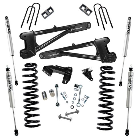Superlift 08-10 Ford F-250 SuperDuty 4WD Diesel 4in Lift Kit w/ Repl Radius Arms/Fox 2.0 Shocks (Bundled Kit)