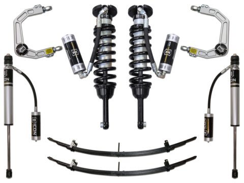 ICON 05-15 Toyota Tacoma 0-3.5in/2016+ Toyota Tacoma 0-2.75in Stg 4 Suspension System w/Billet Uca (Bundled Kit)
