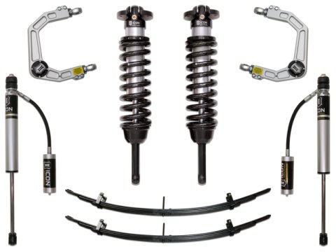 ICON 05-15 Toyota Tacoma 0-3.5in/2016+ Toyota Tacoma 0-2.75in Stg 3 Suspension System w/Billet Uca (Bundled Kit)