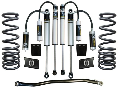 ICON 03-12 Dodge Ram 2500/3500 4WD 2.5in Stage 2 Suspension System (1x ico214030, 2x ico216521R, 2x ico216522R, 1x ico212500)