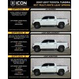 ICON 2007+ Toyota Tundra RXT Stage 1 System (2x ico158509, 1x ico52050, 1x ico56108, 1x ico57823P) thumbnail 2