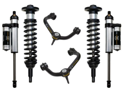 ICON 04-08 Ford F-150 4WD 0-2.63in Stage 3 Suspension System w/Tubular Uca (1x ico98500DJ, 1x ico97720P, 1x ico91000)