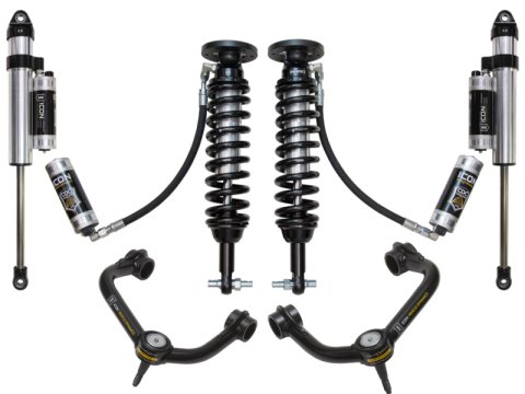 ICON 2015+ Ford F-150 4WD 2-2.63in Stage 5 Suspension System w/Tubular Uca (1x ico98500DJ, 1x ico97720CP, 1x ico91811C)
