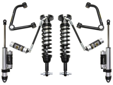 ICON 2019+ GM 1500 1.5-3.5in Stage 4 Suspension System w/Tubular Uca (1x ico78620DJ, 1x ico77703CP, 1x ico71656C)