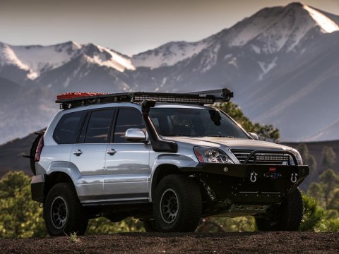 Icon 03-09 GX470 0-3.5in STAGE 2 SUSPENSION SYSTEM W/ TUBULAR UCA (1x ico52700, 1x ico58451DJ, 1x ico58645, 2x ico56505, 1x ico56110) thumbnail 3