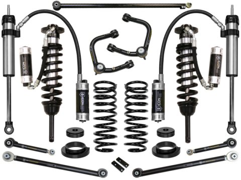 ICON 03-09 Lexus GX470 0-3.5in Stage 7 Suspension System w/Tubular UCA (Bundled Kit)