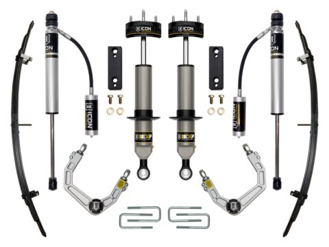 ICON 05-22 Toyota Tacoma 0-2in Stage 3 Exp Suspension System Billet (1x ico51100, 1x ico58550DJ, 1x ico611030, 2x ico56503R, 2x ico58632)