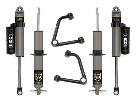 ICON 19-23 GM 1500 2.38-3.75in Stage 3 EXP Suspension System w/ Tubular UCA (1x ico78620DJ, 1x ico77703P, 2x ico71607)