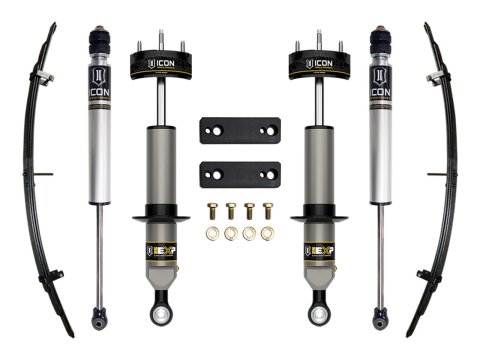 ICON 05-23 Toyota Tacoma 0-2in Stage 2 Exp Suspension System (1x ico51100, 1x ico611030, 2x ico56503, 2x ico58632)