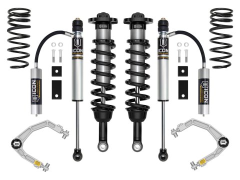 Icon 2023+ Toyota Sequoia Stage 5 3-4.5in Billet Suspension System (1x ico55154, 1x ico58561DJ, 1x ico58670, 2x ico56516R, 1x ico51212)