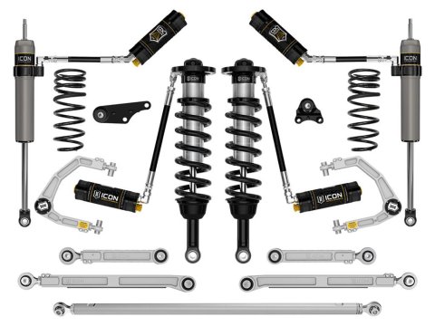 ICON 2024+ Toyota Tacoma 1.25in-3in Stage 11 Suspension System Billet (Bundled Kit)