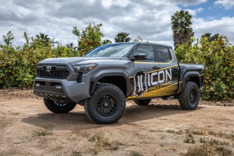 ICON 2024+ Toyota Tacoma 1.25in-3in Stage 2 Suspension System - Billet (2x ico56518, 1x ico55160, 1x ico58680, 1x ico58552DJ) thumbnail 2