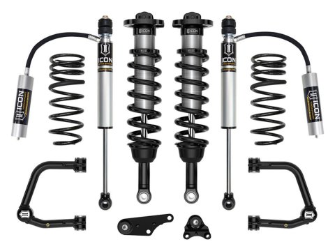 ICON 2024+ Toyota Tacoma 1.25in-3in Stage 3 Suspension System Tubular w/ Triple Rate Spring (Bundled Kit)