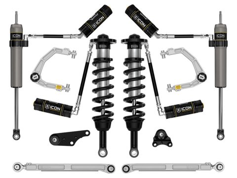 ICON 2024+ Toyota Tacoma 1.25in-3in Stage 7 Suspension System - Billet (1x ico54002, 1x ico55160, 1x ico58780, 1x ico57808P, 1x ico58552DJ) thumbnail 1