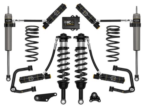 ICON 2024+ Toyota Tacoma 1.25in-3in Stage 6 Suspension System Tubular w/ Triple Rate Spring (Bundled Kit)