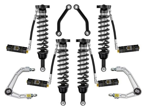 ICON 21-24 GM Tahoe/Suburban/Yukon/Yukon XL 2.5-3.25in Adjustable Coilover Lift Kit (1x ico78720DJ, 1x ico71020, 1x ico71657C, 1x ico71660C)
