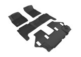 3D MAXpider 17-18 Nissan Armada w/ Bucket 2nd Row Kagu Black Full Set thumbnail 1