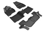 3D MAXpider 17-19 Ford Explorer W/ 2nd Row Center Console Kagu Black Full Set thumbnail 1