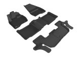 3D MAXpider 15-16 Ford Explorer w/ Bench 2nd Row Kagu Black Full Set thumbnail 2