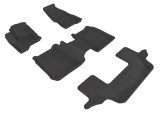 3D MAXpider 09-19 Ford Flex W/O 2nd Row Center Console Kagu Black Full Set (2 EYELETS) thumbnail 1
