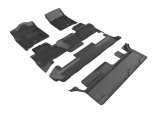 3D MAXpider 15-20 GMC Yukon w/ Bench 2nd Row Kagu Black Full Set thumbnail 2
