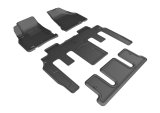 3D MAXpider 08-17 Buick Enclave w/ Bucket 2nd Row Kagu Black Full Set thumbnail 1