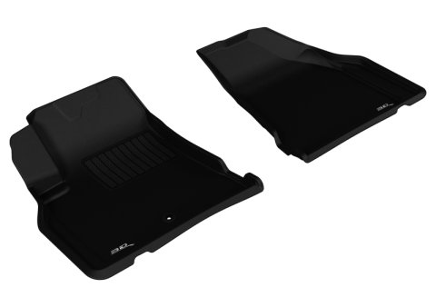 3D MAXpider 07-17 GMC Acadia w/ Bench 2nd Row / GMC Acadia Limited Kagu Black Full Set thumbnail 1
