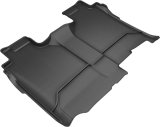 3D MAXpider 19-26 GMC Sierra / Silverado 1500 CC/ 2500/3500HD CC Bucket Seat Kagu Black Full Set thumbnail 1