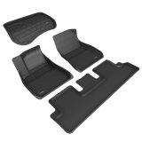 3D MAXpider 17-19 Tesla Model 3 Kagu Black Full Set Front CARGO LINER (SMOOTH BASIN) thumbnail 1