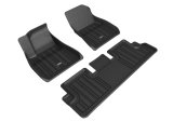 3D MAXpider 17-19 Tesla Model 3 Kagu Black Full Set Front CARGO LINER (SMOOTH BASIN) thumbnail 5