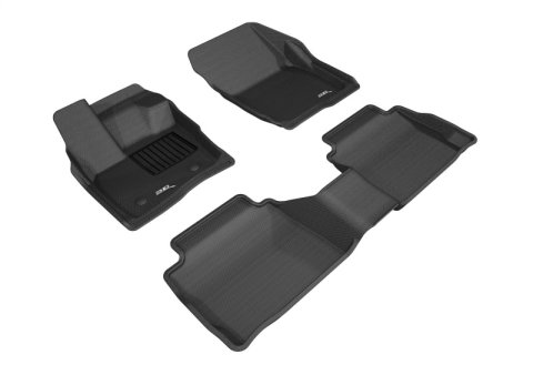 3D MAXpider 17-20 Ford Fusion Kagu Black Full Set thumbnail 1