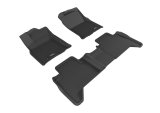 3D MAXpider 16-17 Toyota Tacoma Double Cab Kagu Black Full Set (PASSENGERS SIDE NO Retention) thumbnail 1