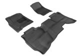 3D MAXpider 14-19 Chevrolet Silverado 1500 Double Cab / 2500HD / 3500HD Kagu Black Full Set thumbnail 2