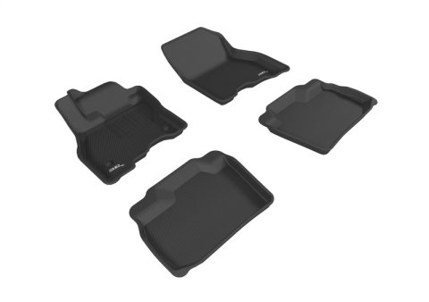 3D MAXpider 13-19 Nissan Leaf Kagu Black Full Set thumbnail 1