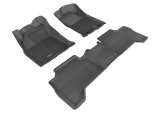 3D MAXpider 12-15 Toyota Tacoma Double Cab Kagu Black Full Set thumbnail 2