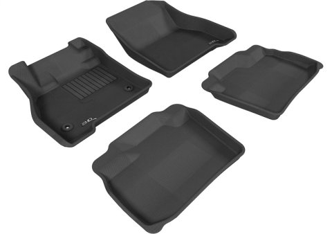 3D MAXpider 11-12 Nissan Leaf Kagu Black Full Set thumbnail 1
