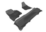 3D MAXpider 11-12 Ford F-250 / 350 / 450 Crew Cab Kagu Black Full Set thumbnail 1