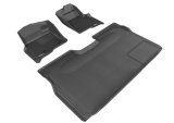 3D MAXpider 10-14 Ford F-150 Super Crew Kagu Black Full Set thumbnail 2