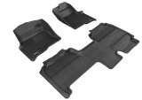3D MAXpider 10-14 Ford F-150 Super Cab Kagu Black Full Set thumbnail 2